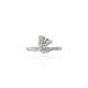 Silver Dynamic Beauty Of Butterfly Ring