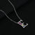 Silver Personalised “E” Symbol Chain With Pendant