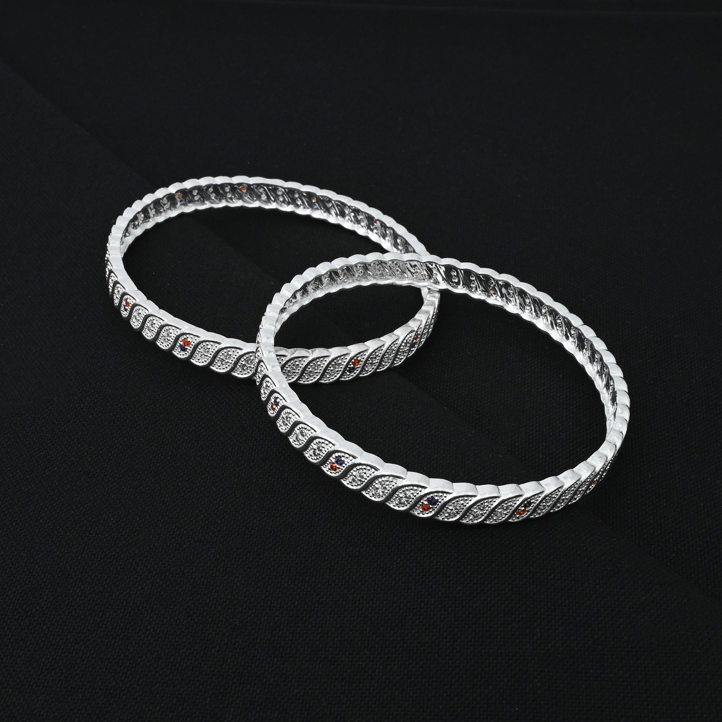 Silver Alluring Mesmerising Bangles