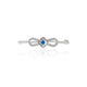 Silver Fashionable Evil Eye Kada