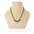 Sterling Silver Green Stone Mangalsutra for Women