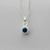 Silver Beautiful Evil Eyes Pendant