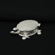 Silver Turtle Design Bride Sindoor Box