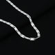 Silver Connecting Silver Chip Design Chain for Boys