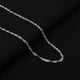 Sterling Silver "Whimsical Curves" Chain for Men