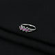 Silver Fashionable Multi-Colour Girl's Ring