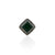 Silver Beautiful Green Stone Girls Ring