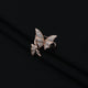 925 Silver Exclusive "Sparkling Bats" Ring for Girls
