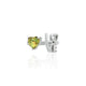 925 Silver Yellow Heart Love Ring for Women