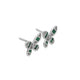 Silver "Green Lantern" Girls Earrings