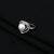 Sterling Silver "Pearl in the Heart" Ring for Women