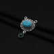 Silver Attraction Of Sea Blue Stone Mangalsutra