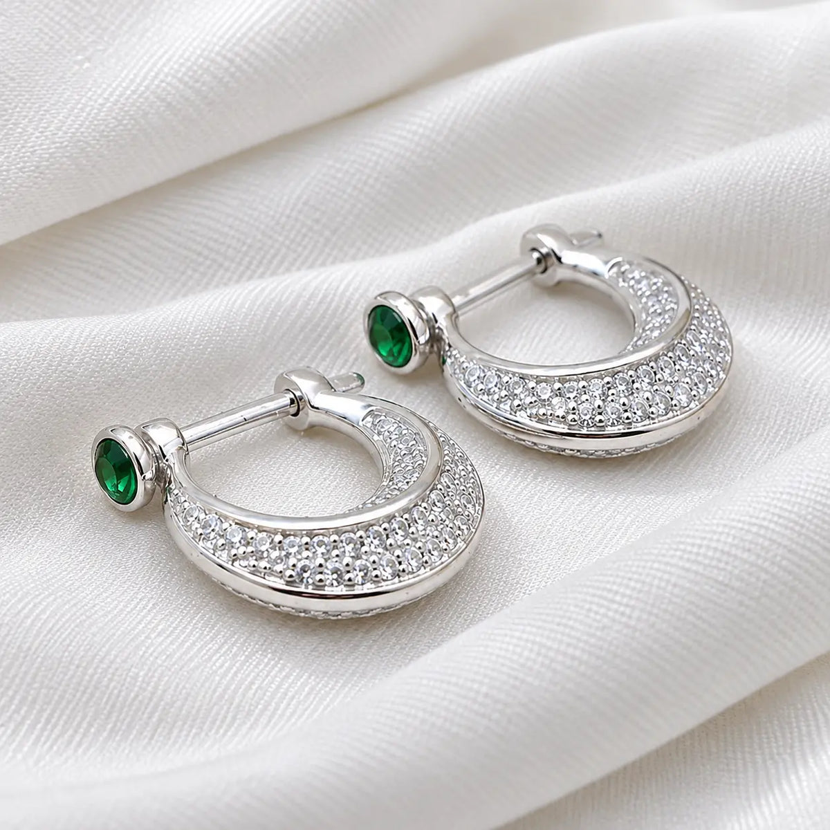 Silver Bali Earrings - Trendy Jewelry for Boys & Men.