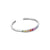 Sterling Silver Rainbow Radiance Kada for Women