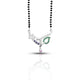 Silver "Peacock's Grace" Mangalsutra for Ladies