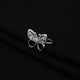 Sterling Silver "Sparkling Butterfly" Ring for Girls