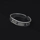 Silver Vintage Design Cuff Bracelet/Kada for Men