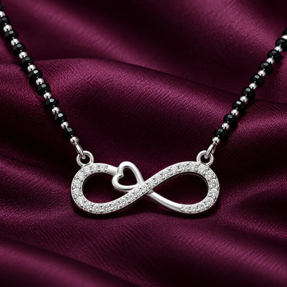 Infinite Heart Silver Mangalsutra