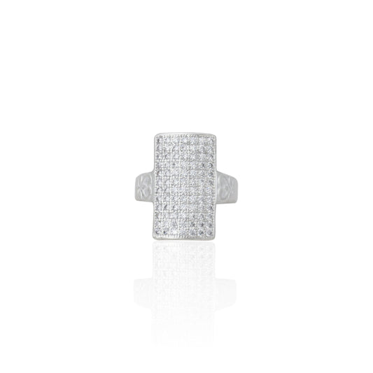 Silver boys' ring with a simple yet stylish design, perfect for everyday casual wear.