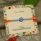 Silver Center Blue Flower with Silver and Light Blue Beads Rakhi for Boys