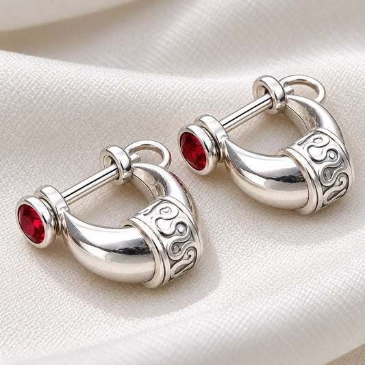 Rajasthani Silver Bali for Men Traditional and Stylish Hoop