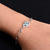 Sterling Silver Evil Eye Design Bracelet For Boys