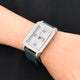 Silver Square Analog Watch for Women