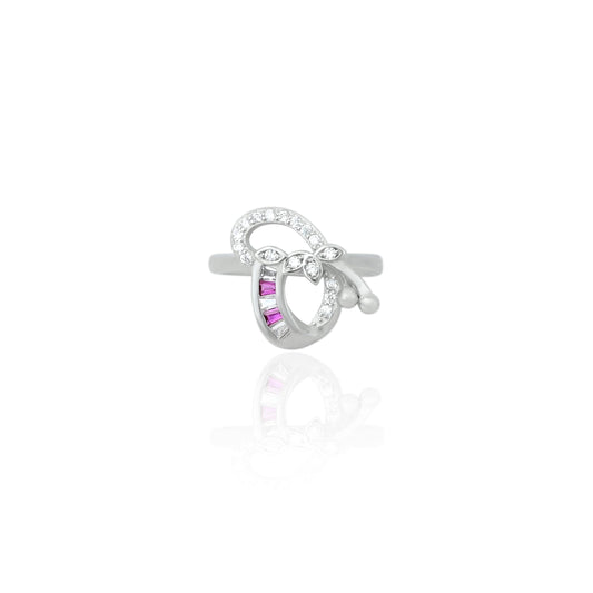 Sterling Silver 'Bright Radiance' Ring for Women