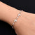 Stylish sterling silver bracelet with a sleek butterfly motif for boys