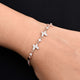 Stylish sterling silver bracelet with a sleek butterfly motif for boys