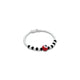 Silver Black Beads Evil Eye Baby Kada