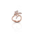 Sterling Silver Classy Gleaming Butterfly Ring for Girls