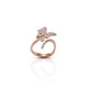 Sterling Silver Classy Gleaming Butterfly Ring for Girls