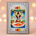 Silver Plated Maha Mrityunjaya Yantra Attract Wealth, Prosperity & Abundance