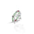 Buy Vibrant Green And Red Beads Silver Leg Kada for Baby Boy & Girl