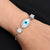 Silver Gorgeous Trendy Evil Eye Girls Bracelet