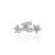 Silver Premium Butterfly Dual Finger Girls Ring