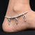Luxury Cowry Design Silver Anklets for Girls