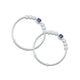 Sterling Silver Single Evil Eye Design Kada for Boys