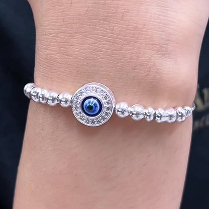 Modern Adjustable Evil Eye Bracelet for Women