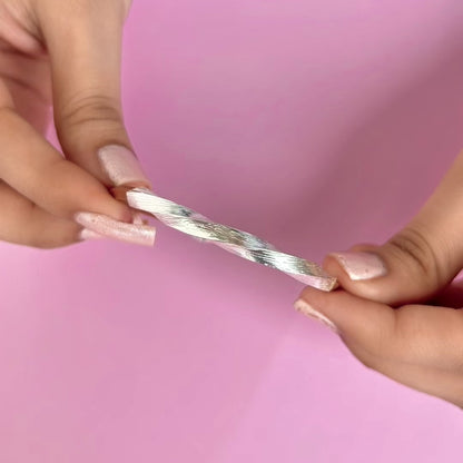 Silver Classical Trendy Twist Bracelet