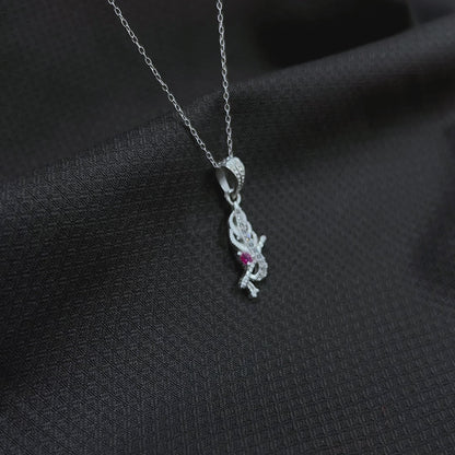 Minimal Spiritual Krishna Charm Pendant Silver Finish