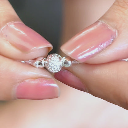 Sterling Silver Anklet Classic Bead Design