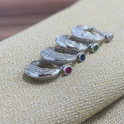 Silver Bali Earrings - Trendy Jewelry for Boys & Men.