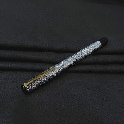 Silver Pen Premium Pure Silver Texture