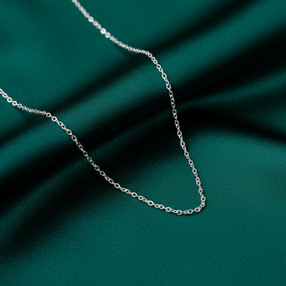 Premium Sterling Silver Chain – Versatile, Timeless Jewellery for Every Occasion.