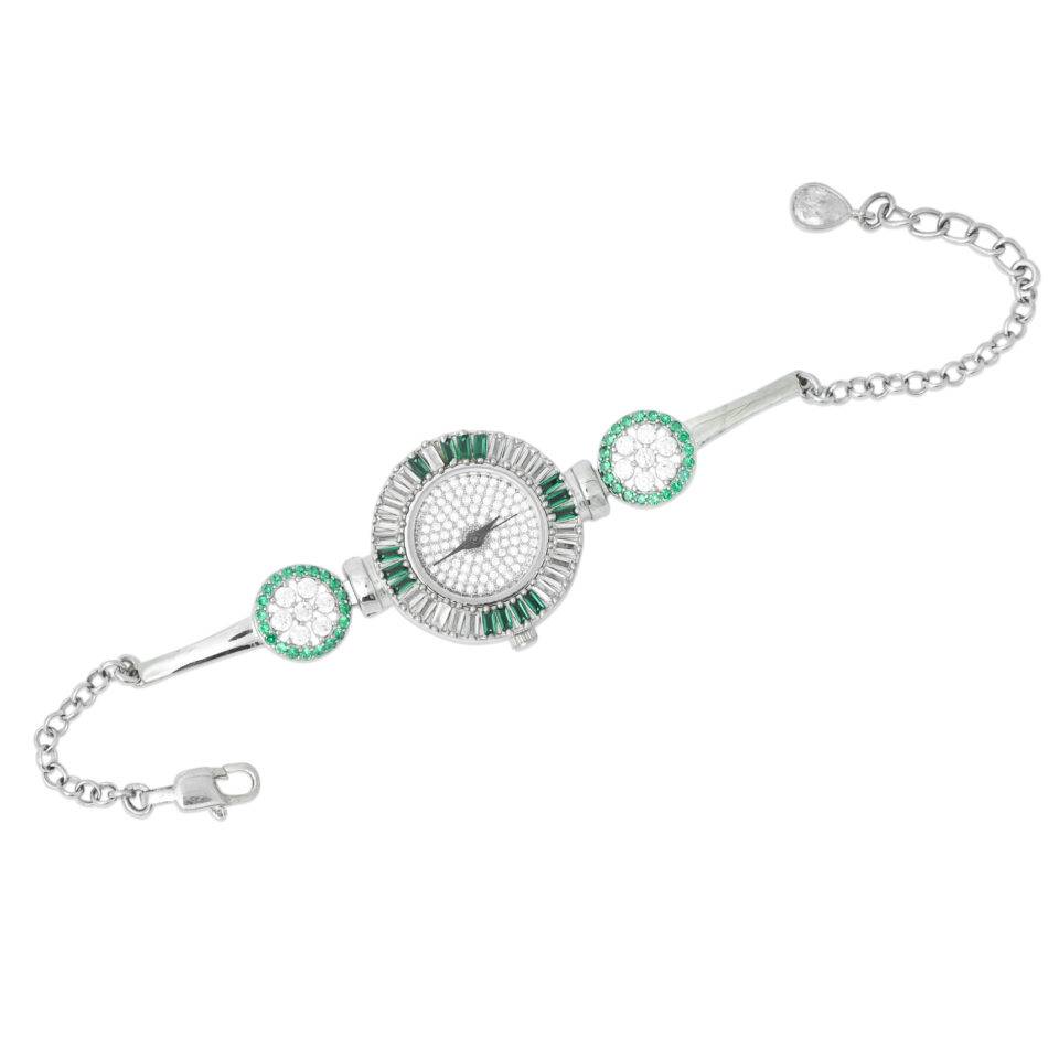 Buy Precious Silver Enhance Beauty Of Time Watch Online