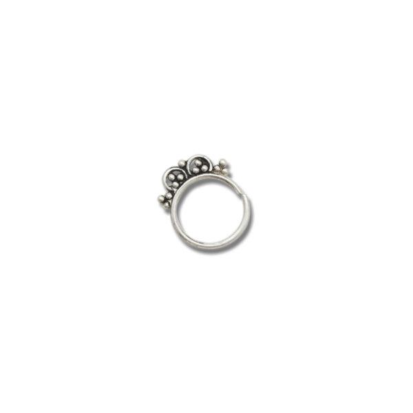Anuradha Art Silver Oxidised Tone Classy Multi Colour Press On Nose Ring/Nose  Stud/Pin For Women/Girls - EASYCART